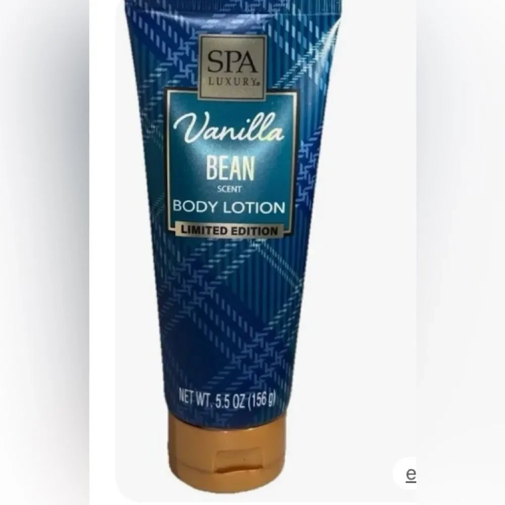 🛍️ Spa Luxury Vanilla Bean Scent Body Lotion Limited Edition 5.5oz-💥